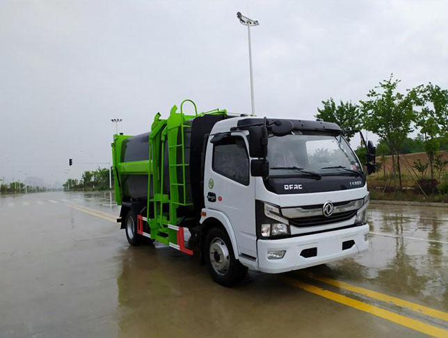 東風(fēng)多利卡國六掛桶垃圾車