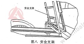 掃路車(chē)安全支架