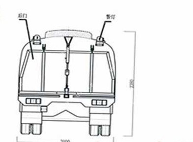 純吸式掃路車后側(cè)